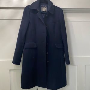 Navy J.crew coat size 10
